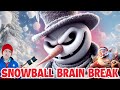 Christmas Santa & Snowman Brain Break | Kids Movement Adventure | PE Exercise Workout