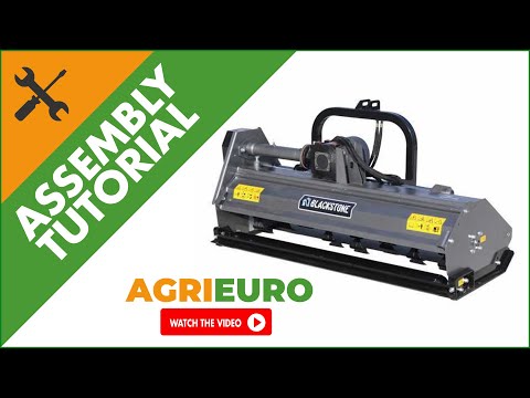 Tractor Flail Mower with Hydraulic Shift Medium Series - Blackstone BM 150 Hydro - Assembly tutorial
