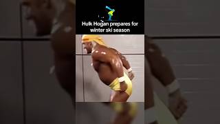 Hulk Hogan Skiing or Wrestling? #wwe