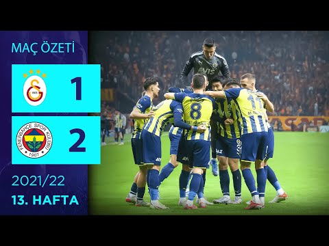 ÖZET: Galatasaray 1-2 Fenerbahçe | 13. Hafta - 2021/22