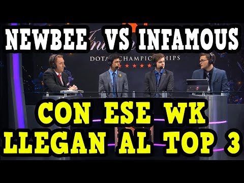 GRINGOS SE MOJAN CON INFAMOUS | NEWBEE VS INFAMOUS | THE INTERNATIONAL 2019 | DOTA 2