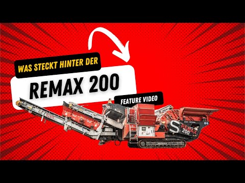 SBM Remax 200 - Der mobile Prallbrecher einfach erklärt