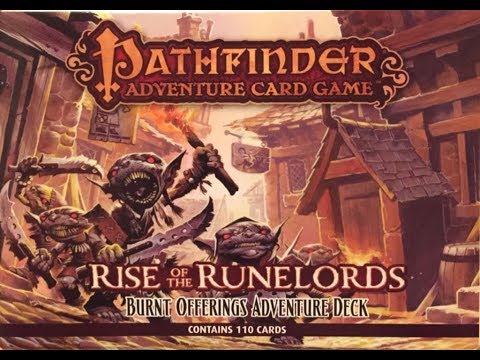 On déballe : Pathfinder ACG adventure pack 1 - Burnt Offerings
