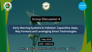 PEDRR 2025 Group Discussion 4: Early Warning Systems in Pakistan