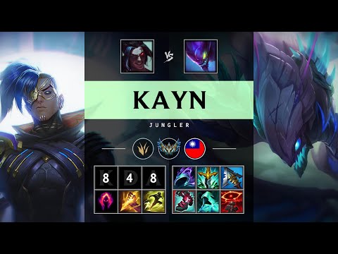 Kayn Jungle vs Kha'Zix - TW Challenger Patch 25.13