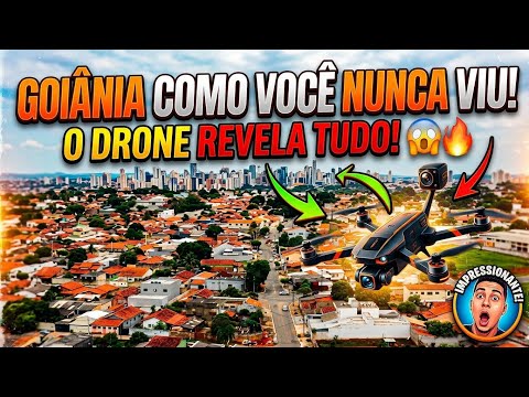 A vista da cidade de Goiânia como você nunca viu. 
