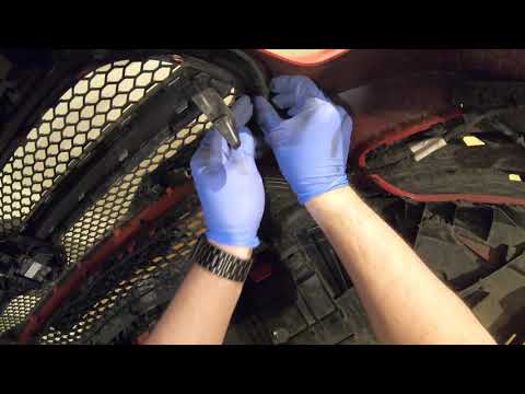 W177 A35 A Class front bumper removal and Panamericana grille install
