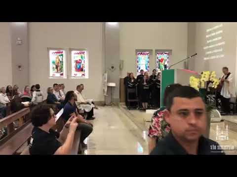 Missa dos 146 anos de Jaraguá dia 24 07 2022 Celebrante Padre Hélio Coral MUNICIPAL