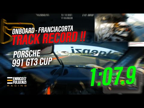 FRANCIACORTA ONBOARD | 1:07.9 Track Record Porsche Experience Center Bargnana | Porsche 911 GT3 Cup
