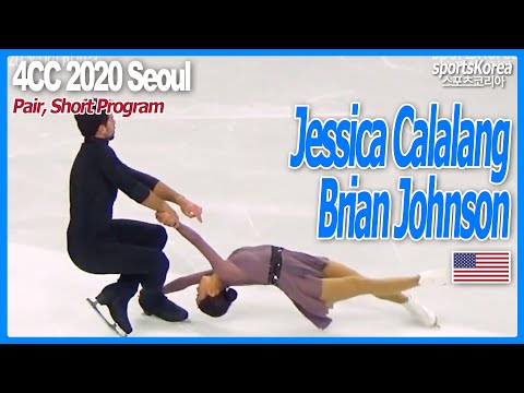 Jessica Calalang, Brian Johnson (United States) - PAIR SP, 4CC 2020 Seoul