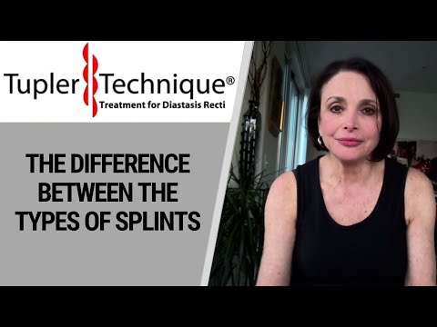 The difference between the types of splints