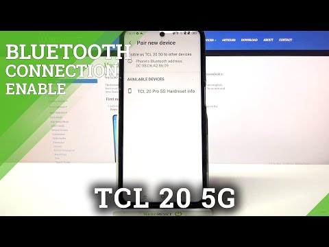 How to Connect Bluetooth Device to TCL 20 5G – Bluetooth Connection