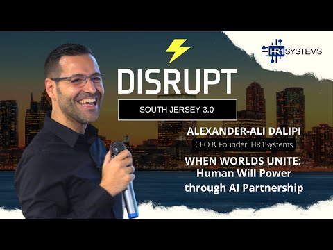 When Worlds Unite: Human Willpower Through AI Partnership | Alexander-Ali Dalipi @ DisruptHR Talks