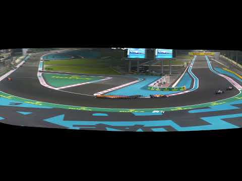 Stabilized View of Max Verstappen Overtaking Lewis Hamilton | 2021 Abu Dhabi GP F1