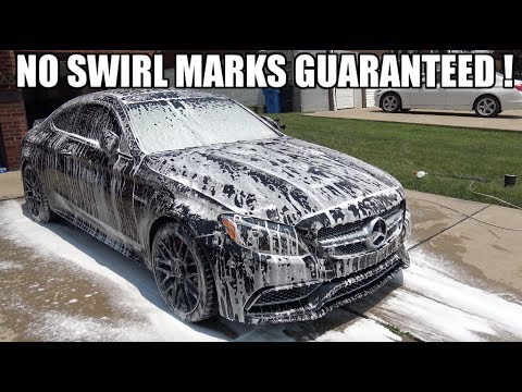 How To Properly Wash AND Dry Your Car WITHOUT Touching it! (No Swirl Marks)