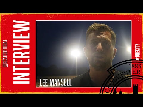 Cinderford Post-Match Interview | Lee Mansell