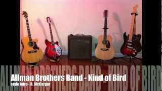 Allman Brothers Band - Kind of Bird style intro with tablature