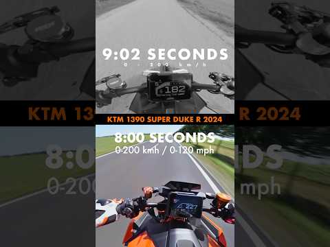 Record-breaking moment that proves why the KTM 1390 SUPER DUKE R EVO rules the streets🤘 #ktm #race