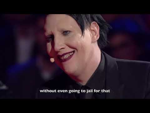 Marilyn Manson interview SUB ENG @Music Italian TV show with Paolo Bonolis 06.12.2017