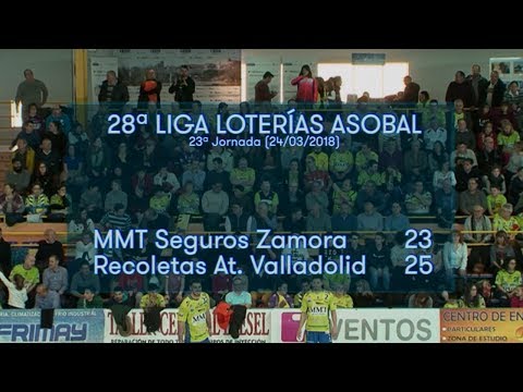 LIGA LOTERIAS ASOBAL J23 MMT Seguros Zamora - Recoletas At. Valladolid 23 - 25