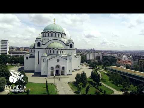 Hram svetog Save - snimak iz vazduha
