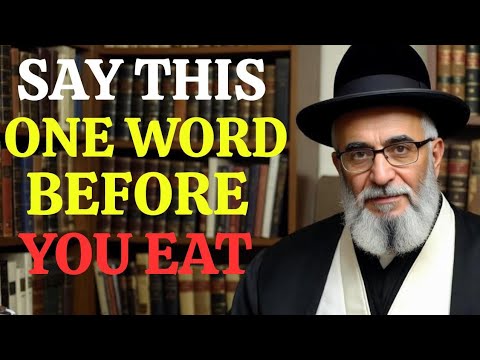 Say This Over Your Food And Never Worry about Your Health Again 