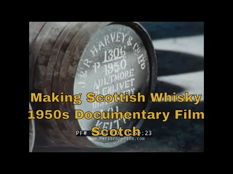 1950s SCOTTISH WHISKY DOCUMENTARY FILM   SCOTCH DISTILLERY  GLENROTHES  GLENLIVET WHISKEY 15554