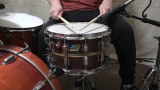 Video thumbnail for Ludwig Slotted Coliseum Snare 14x8 by Drum Stash
