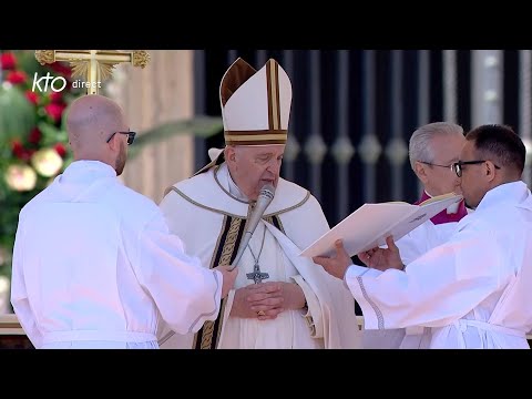 Messe de la Résurrection 2023 présidée par le pape François à Rome