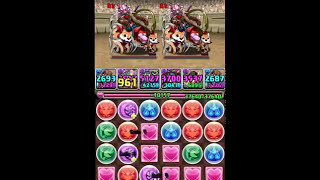 【パズドラ】闘技場しながら年度末のご挨拶と雑談
