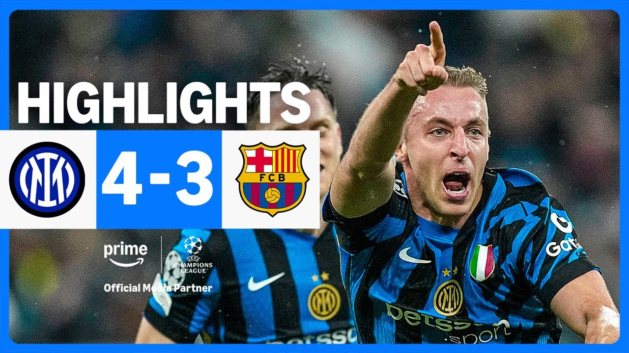 Inter reach Final after EPIC battle 💪 Inter v Barcelona UEFA Champions League Highlights