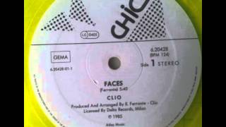 Clio ‎– Faces (12'' Yellow maxi single)