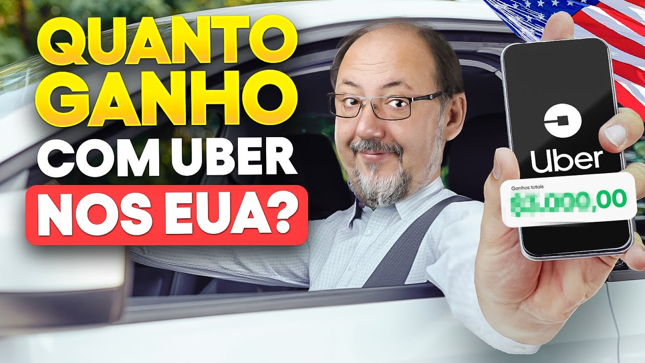 QUANTO $$ GANHO FAZENDO UBER NOS ESTADOS UNIDOS???