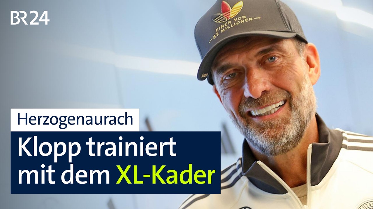 DFB-Team in Herzogenaurach: Klopp trainiert den XL-Kader | BR24