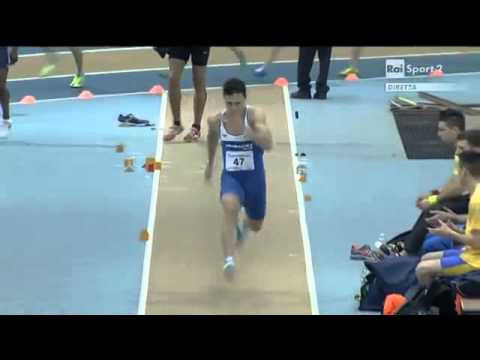 Stefano Tremigliozzi_8 06 salto in lungo - Campionati Italiani assoluti indoor Ancona 2014