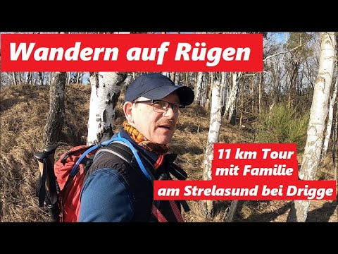 Wandern auf Rügen ! 11 km Tour mit Familie bei Drigge .