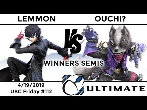 UBC Friday #112: Winners Semis - Lemmon (Joker) vs Ouch!? (Wolf)