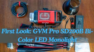 First Look: GVM Pro SD200B Bi-Color LED Monolight