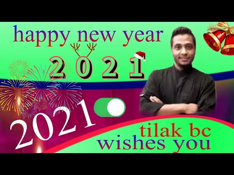 happy new year 2021 wishes by tilak bc