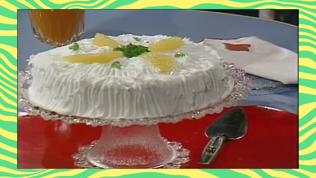 white chiffon cake