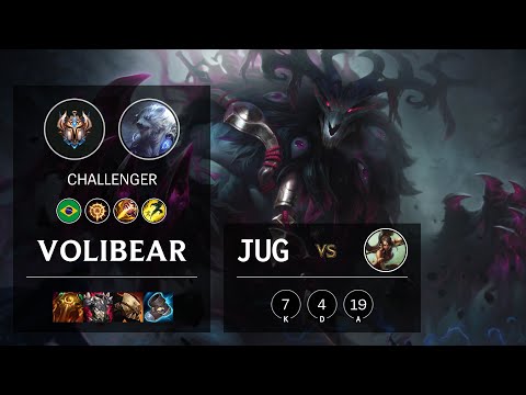 Volibear Jungle vs Nidalee - BR Challenger Patch 11.2