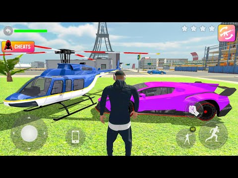 Lamborghini Car Open World Adventure Helicopter Flights Motorbike Tank Flying Car Gameplay
