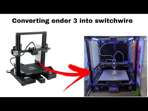 Converting ender 3 into voron switchwire 3d printer //part-01 #3dprinting #ender #voron #switchwire