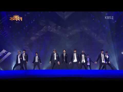 131227 EXO - Intro (Dub step) + Growl Live, KBS Gayo Daejun 2013 [HD]