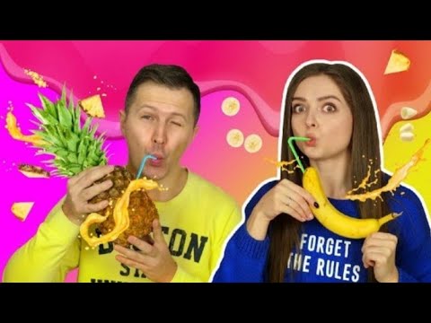 УГАДЫВАЕМ какие фрукты в СМУЗИ !!УГАДАЙ ВКУС СМУЗИ 🐞 Afinka Beauty