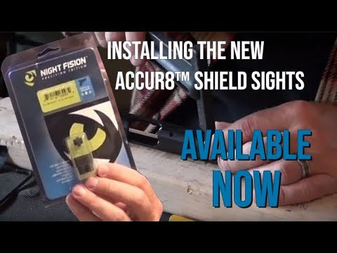 Installing New Accur8 Smith & Wesson Shield Sights