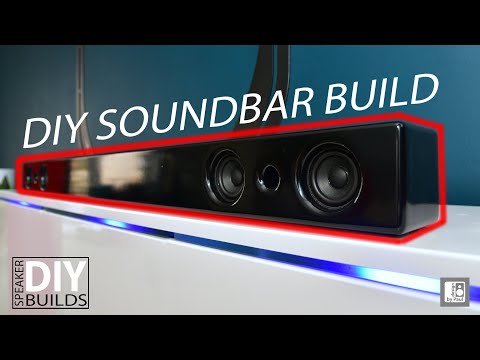 DIY Soundbar.  Build your own Soundbar with 2" Full Range Drivers. Perfect with Subwoofer