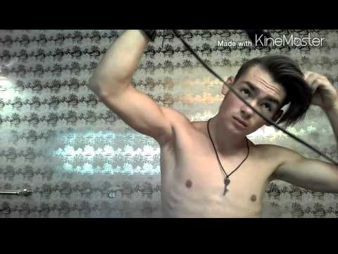 Left side part tutorial undercut - men's hair