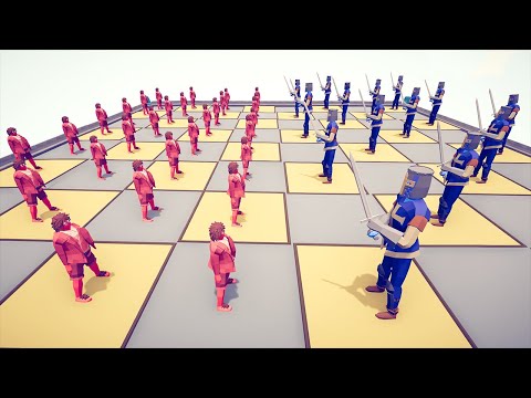 HALFLINGS vs UNITS (SAME PRICE) on the chessboard ♟️ | Totally Accurate Battle Simulator TABS
