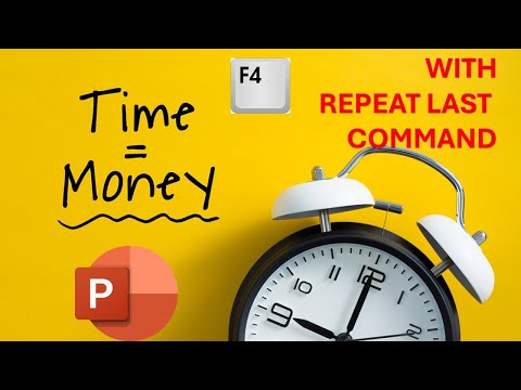 How to use 'Repeat Last Command' in PowerPoint Tutorial